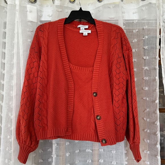 Beautiful cable knit cropped twinset - Picture 2 of 6